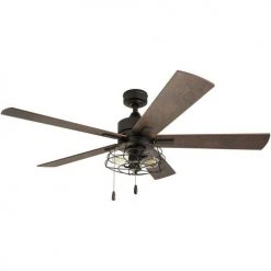 Hot Sale ✨ Patriot Lighting™ Miller Station 52" Matte Black Industrial Indoor LED Ceiling Fan 🔔 -Patriot Lighting Sales 3550647 20681 Main2