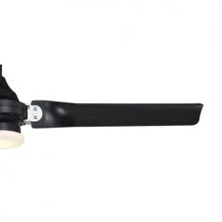 Best Sale ❤️ Patriot Lighting™ Istanbul 52" Black With Chrome Accent Indoor/Outdoor LED Ceiling Fan ❤️ -Patriot Lighting Sales 3550703 Alt4