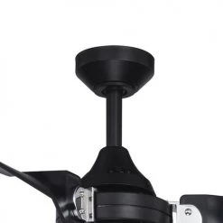 Best Sale ❤️ Patriot Lighting™ Istanbul 52" Black With Chrome Accent Indoor/Outdoor LED Ceiling Fan ❤️ -Patriot Lighting Sales 3550703 Alt6