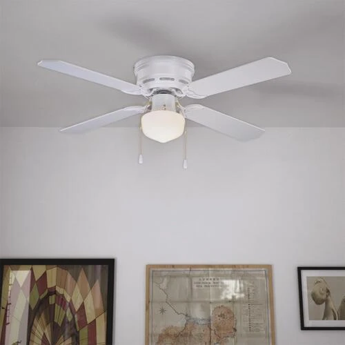 Discount 😀 Patriot Lighting™ Eros II 42" White Indoor LEDCeiling Fan 🎉 9 Discount 😀 Patriot Lighting™ Eros II 42" White Indoor LEDCeiling Fan 🎉 - Image 7