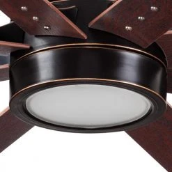 Budget ⌛ Patriot Lighting™ Grand Haven II 62" Oil-Rubbed Bronze Indoor LED Ceiling Fan ✨ 15 Budget ⌛ Patriot Lighting™ Grand Haven II 62" Oil-Rubbed Bronze Indoor LED Ceiling Fan ✨ -Patriot Lighting Sales 3550713 ALT18