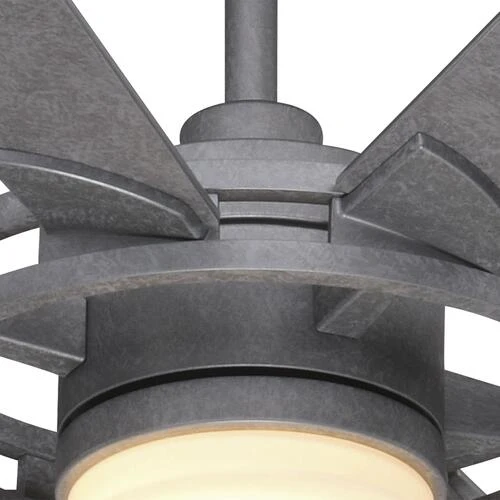 Best Sale 👏 Patriot Lighting™ Holland 68" Painted Galvanized Indoor/Outdoor Integrated LED Ceiling Fan 🔔 4 Best Sale 👏 Patriot Lighting™ Holland 68" Painted Galvanized Indoor/Outdoor Integrated LED Ceiling Fan 🔔 - Image 2