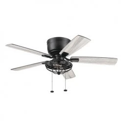 Flash Sale ⭐ Patriot Lighting™ Annetta 52" Matte Black LED Indoor/Outdoor Ceiling Fan 🔥 -Patriot Lighting Sales 3550748 20778 MASTER2