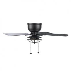 Flash Sale ⭐ Patriot Lighting™ Annetta 52" Matte Black LED Indoor/Outdoor Ceiling Fan 🔥 -Patriot Lighting Sales 3550748 20778 RS