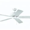 Hot Sale 🛒 Patriot Lighting™ Pryce 52" White Indoor Ceiling Fan 👏 -Patriot Lighting Sales 3557060C
