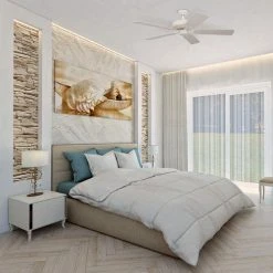 Hot Sale 🛒 Patriot Lighting™ Pryce 52" White Indoor Ceiling Fan 👏 -Patriot Lighting Sales 3557060 room1