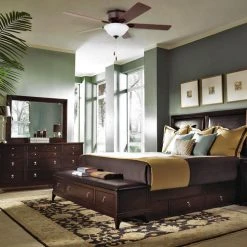 Hot Sale 🔔 Patriot Lighting™ Alston 52" Bronze Indoor LED Ceiling Fan 😀 -Patriot Lighting Sales 3557068 room1