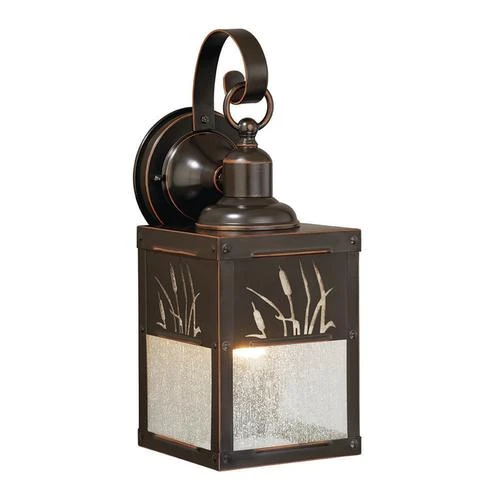 New 🛒 Patriot Lighting® Cattail Burnished Bronze Outdoor Wall Light 🤩 3 New 🛒 Patriot Lighting® Cattail Burnished Bronze Outdoor Wall Light 🤩