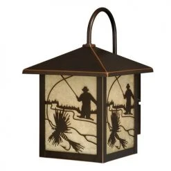 Top 10 🛒 Patriot Lighting® Fly Fish Burnished Bronze Outdoor Wall Light 🎁