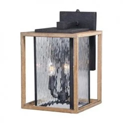 Best reviews of 😍 Patriot Lighting® Rumi Textured Dark Bronze With Distressed Oak Outdoor Wall Light ⌛