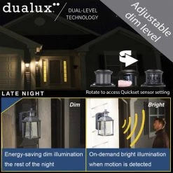 Hot Sale ✨ Patriot Lighting® Eliza Textured Black LED Motion Sensor Outdoor Wall Light ⌛ 10 Hot Sale ✨ Patriot Lighting® Eliza Textured Black LED Motion Sensor Outdoor Wall Light ⌛ -Patriot Lighting Sales 356 2242 IU 1 NEW