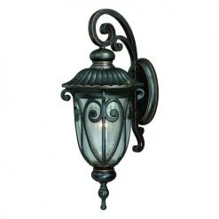 Best reviews of ⭐ Patriot Lighting Elegant Home Patriot Lighting® Elegant Home Cheleste Textured Mahogany Outdoor Wall Light 🔥
