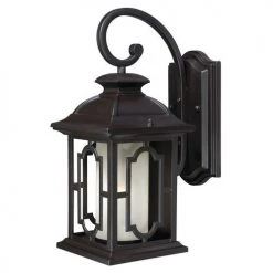 Outlet 🥰 Patriot Lighting® Madison Noble Bronze Outdoor Wall Light ❤️