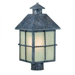 Deals 🌟 Patriot Lighting® Dayton Iron Patina Post Light 😍