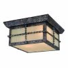 Top 10 🔔 Patriot Lighting® Dayton Iron Patina 2-Light Outdoor Flush Mount Ceiling Light 🔥 -Patriot Lighting Sales 356 4972 P SF