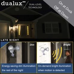 Best Sale ✨ Patriot Lighting® Dualux White Dual Head Motion Sensor Outdoor Security Flood Light 😀 5 Best Sale ✨ Patriot Lighting® Dualux White Dual Head Motion Sensor Outdoor Security Flood Light 😀 -Patriot Lighting Sales 356 9227 IU NEW