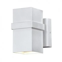 Wholesale 😉 Patriot Lighting® Architecture Painted Satin Nickel Integrated LED Outdoor Wall Light 🤩