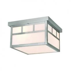 Wholesale ⌛ Patriot Lighting® Craftsman Stainless Steel Outdoor Ceiling Light 🎉