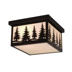 Promo 😉 Patriot Lighting® Forest Burnished Bronze Outdoor Ceiling Light ⌛