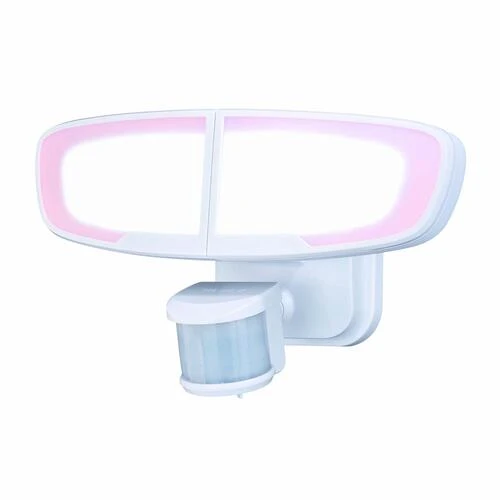 Budget 🧨 Patriot Lighting® Dualux White Integrated LED Dual Head Motion Sensor Security Flood Light 🎉 3 Budget 🧨 Patriot Lighting® Dualux White Integrated LED Dual Head Motion Sensor Security Flood Light 🎉