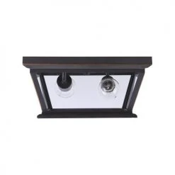Coupon 🎉 Patriot Lighting® Holliday Oil-Rubbed Bronze 2-Light Outdoor Flush Mount Ceiling Light 😍 -Patriot Lighting Sales 3561127 P LS OFF