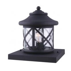 Budget ⌛ Patriot Lighting® Sonoma Black Outdoor Post Light ⭐ -Patriot Lighting Sales 3561166 P