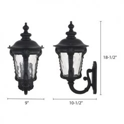 Cheapest ✔️ Patriot Lighting® Tomek Black Outdoor Wall Light ⭐ 16 Cheapest ✔️ Patriot Lighting® Tomek Black Outdoor Wall Light ⭐ -Patriot Lighting Sales 3561179 Alt6