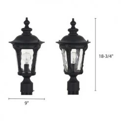 New 🤩 Patriot Lighting® Tomek Black Outdoor Post Light 🔥 16 New 🤩 Patriot Lighting® Tomek Black Outdoor Post Light 🔥 -Patriot Lighting Sales 3561181 Alt6