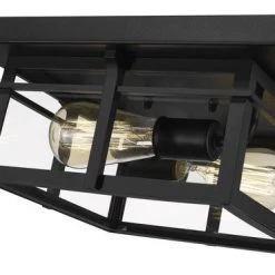 Coupon 🎉 Patriot Lighting® Ward Matte Black Flush Mount Outdoor Ceiling Light 🥰 -Patriot Lighting Sales 3561189 P ALT7