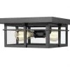 Coupon 🎉 Patriot Lighting® Ward Matte Black Flush Mount Outdoor Ceiling Light 🥰 -Patriot Lighting Sales 3561189 P Alt1