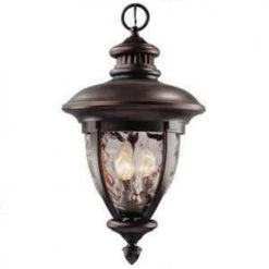 Best Pirce ❤️ Patriot Lighting® Tolland 3-Light 19 5/8" Patina Bronze Outdoor Pendant 🔔