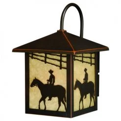 Promo ✔️ Patriot Lighting® Ranch Burnished Bronze Outdoor Wall Light 🔥