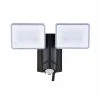 Cheap 🔔 Patriot Lighting® Black LED Dual Head Plug-in Motion Sensor Outdoor Security Flood Light ⌛ -Patriot Lighting Sales 3562471 Masternew