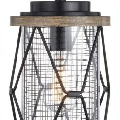 Wholesale 👍 Patriot Lighting® Elegant Home Bodhi Black & Replica Wood Outdoor Pendant Light ✨ 9 Wholesale 👍 Patriot Lighting® Elegant Home Bodhi Black & Replica Wood Outdoor Pendant Light ✨ -Patriot Lighting Sales 3563823 Alt2