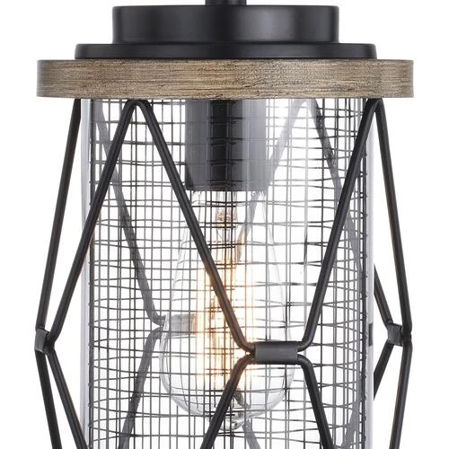Wholesale 👍 Patriot Lighting® Elegant Home Bodhi Black & Replica Wood Outdoor Pendant Light ✨ 5 Wholesale 👍 Patriot Lighting® Elegant Home Bodhi Black & Replica Wood Outdoor Pendant Light ✨ - Image 3