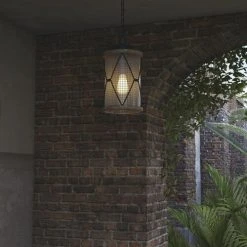Wholesale 👍 Patriot Lighting® Elegant Home Bodhi Black & Replica Wood Outdoor Pendant Light ✨ 10 Wholesale 👍 Patriot Lighting® Elegant Home Bodhi Black & Replica Wood Outdoor Pendant Light ✨ -Patriot Lighting Sales 3563823 Alt3