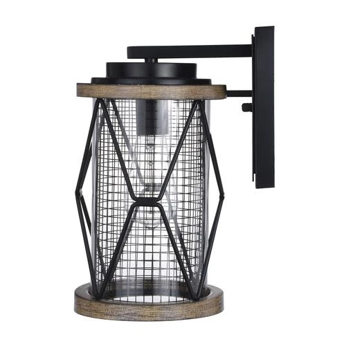 Best Pirce ✔️ Patriot Lighting® Elegant Home Bodhi Black & Replica Wood Outdoor Wall Light ⭐ 5 Best Pirce ✔️ Patriot Lighting® Elegant Home Bodhi Black & Replica Wood Outdoor Wall Light ⭐ - Image 3