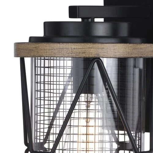 Best Pirce ✔️ Patriot Lighting® Elegant Home Bodhi Black & Replica Wood Outdoor Wall Light ⭐ 6 Best Pirce ✔️ Patriot Lighting® Elegant Home Bodhi Black & Replica Wood Outdoor Wall Light ⭐ - Image 4