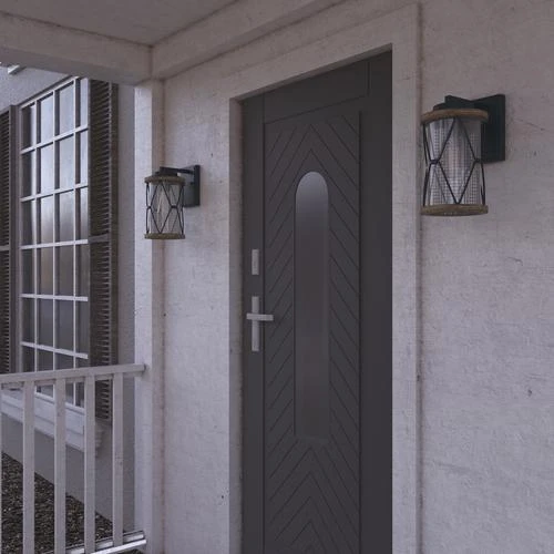 Best Pirce ✔️ Patriot Lighting® Elegant Home Bodhi Black & Replica Wood Outdoor Wall Light ⭐ 8 Best Pirce ✔️ Patriot Lighting® Elegant Home Bodhi Black & Replica Wood Outdoor Wall Light ⭐ - Image 6