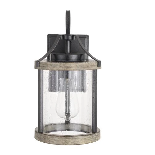 Promo ✨ Patriot Lighting® Elegant Home Brooklyn Natural Iron & Distressed Faux Wood Outdoor Wall Light 🛒 4 Promo ✨ Patriot Lighting® Elegant Home Brooklyn Natural Iron & Distressed Faux Wood Outdoor Wall Light 🛒 - Image 2