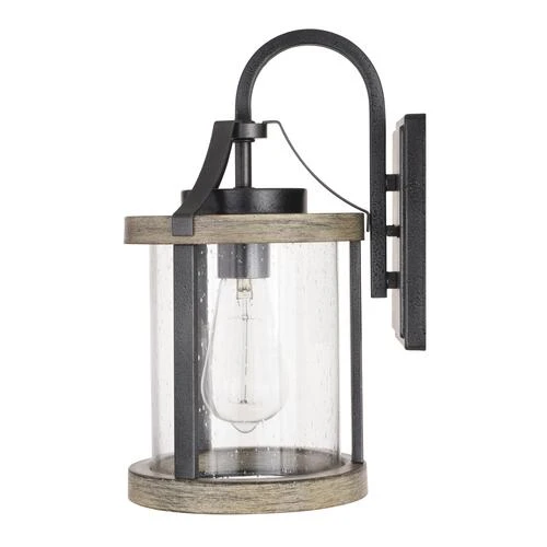 Promo ✨ Patriot Lighting® Elegant Home Brooklyn Natural Iron & Distressed Faux Wood Outdoor Wall Light 🛒 5 Promo ✨ Patriot Lighting® Elegant Home Brooklyn Natural Iron & Distressed Faux Wood Outdoor Wall Light 🛒 - Image 3