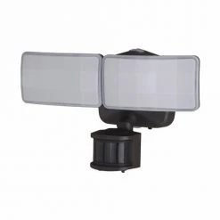 Cheap ⭐ Patriot Lighting® Dualux Bronze LED Dual Head Motion Sensor Outdoor Security Flood Light ⌛ -Patriot Lighting Sales 3569430 Alt2