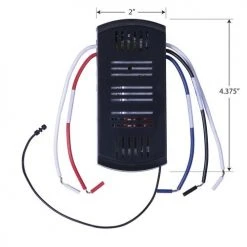 Hot Sale 🎉 Patriot Lighting® Universal 3-Speed Remote Control 🔔 -Patriot Lighting Sales 3635811 Transmitter With Measurements