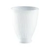 Best Pirce 🤩 Patriot Lighting® White Frosted Pleats Bell Replacement Glass With 2-1/4" Fitter 🎁