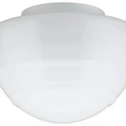 Best Sale 😉 Patriot Lighting® White Mushroom Replacement Glass With 4" Fitter ✨