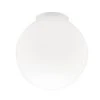 Outlet 🎁 Patriot Lighting® Gloss White Globe Replacement Glass With 4" Fitter 🧨 -Patriot Lighting Sales 81571