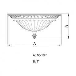 Brand new ✨ Patriot Lighting® Avenant French Bronze 3 Light Flush Mount Ceiling Light ⌛ 15 Brand new ✨ Patriot Lighting® Avenant French Bronze 3 Light Flush Mount Ceiling Light ⌛ -Patriot Lighting Sales C0081 DWG