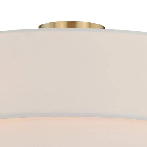 Discount ⌛ Patriot Lighting® Burnaby Matte Brass 4 Light Semi-Flush Mount Ceiling Light 👏 4 Discount ⌛ Patriot Lighting® Burnaby Matte Brass 4 Light Semi-Flush Mount Ceiling Light 👏 - Image 2