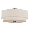 Discount ⌛ Patriot Lighting® Burnaby Matte Brass 4 Light Semi-Flush Mount Ceiling Light 👏 -Patriot Lighting Sales C0112