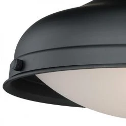 Cheap ✔️ Patriot Lighting® Keenan Oil Rubbed Bronze 1 Light Semi-Flush Mount Ceiling Light 👍 -Patriot Lighting Sales C0113 2